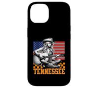 Tennessee Cowgirl Nashville Country Music Fan Guitar US Flag Coque pour iPhone 14