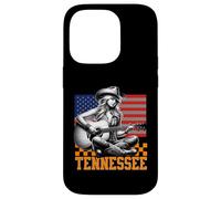Tennessee Cowgirl Nashville Country Music Fan Guitar US Flag Coque pour iPhone 14 Pro
