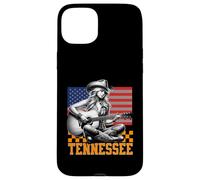 Tennessee Cowgirl Nashville Country Music Fan Guitar US Flag Coque pour iPhone 15 Plus