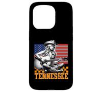 Tennessee Cowgirl Nashville Country Music Fan Guitar US Flag Coque pour iPhone 15 Pro