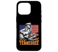 Tennessee Cowgirl Nashville Country Music Fan Guitar US Flag Coque pour iPhone 16 Pro