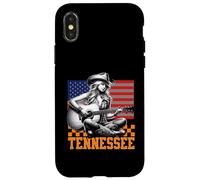 Tennessee Cowgirl Nashville Country Music Fan Guitar US Flag Coque pour iPhone X/XS