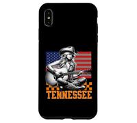 Tennessee Cowgirl Nashville Country Music Fan Guitar US Flag Coque pour iPhone XS Max