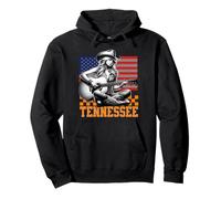 Tennessee Cowgirl Nashville Country Music Fan Guitar US Flag Sweat à Capuche