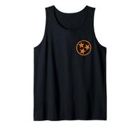 Tennessee Flag, Vintage Distressed Print Tennessee Tri-Star Débardeur