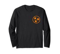 Tennessee Flag, Vintage Tennessee Tri-Star Manche Longue