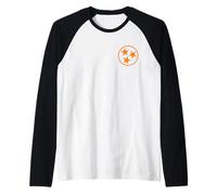 Tennessee Flag, Vintage Tennessee Tri-Star Manche Raglan