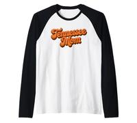 Tennessee Mom State Pride Southern Mama Women's Manche Raglan