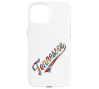 Tennessee Patchwork Script Southern Pride Women's Coque pour iPhone 15