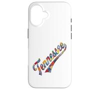 Tennessee Patchwork Script Southern Pride Women's Coque pour iPhone 16