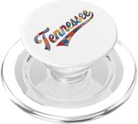 Tennessee Patchwork Script Southern Pride Women's PopSockets PopGrip pour MagSafe