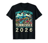 Tennessee Smoky Mountains Vacances en Famille 2026 Pigeon Forge T-Shirt