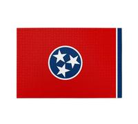 Tennessee State Flag Puzzle horizontal en bois 1000 pièces pour se détendre et améliorer les compétences et la concentration