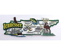 Tennessee State Map et monuments Collage Aimant de réfrigérateur souvenir et Collection FMC