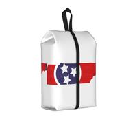 Tennessee State State Map Print Sacs à chaussures de voyage durables pour le rangement et l'emballage, sac à chaussures imperméable avec fermeture éclair lisse, 1 pièce., One Size, Fermeture éclair