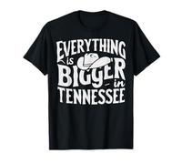 Tennessee Tout est plus grand dans l'État du Tennessee USA T-Shirt