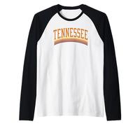 Tennessee Varsity Retro Sunset Tennessee Vintage Tennessee Manche Raglan