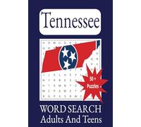 Tennessee Word Search Adults And Teens: Word Search Puzzles with Easy-to-Read Print about Tennessee, The United States, U.S. Cities and More | 6x9 ... Gift for Vacations, Holidays and Free Time