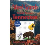 Tennessee Word Search Puzzle Book: Word Searches with Easy to Read Print about Tennessee Cities, Landmarks, Music Legends, and More | 6x9 Inches, 110 ... Gift for Vacation, Holidays, and Relaxation