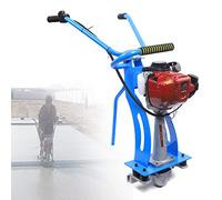 TENNIEX 35,8 CC 4 temps Outil Vibra de finition en béton à gaz, 900 W, outil Vibra en béton avec cadre en acier pour règles de 3,2 à 15 pieds, moteur de règle en béton sans règle