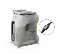TENNIIX Basic Mint White robot de tennis IA, 100+ services / contrôle vocal et par application / écran LED / moteur QDD, 1 000+ modes d'entraînement personnalisés, design portable de 18,7 lb, passez v