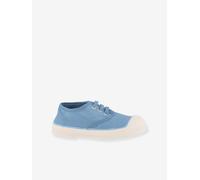 Tennis À Lacets Coton Enfant Bleu Jean 31