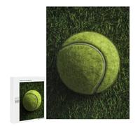 Tennis Ball on Grass Field Puzzle 500 Pièces Educa Jouet en Bois Cadeau Unique Décoration Intérieure Jeu Éducatif Challenge Toy Adultes Et Enfants À Partir De 14 Ans 500 PCS