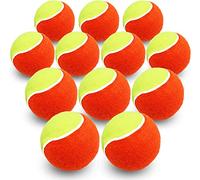 Tennis Balls Trainer Rebound Mousse Sponge Antistress Balls Softball Jaune, Balles De Jeu Pour Chien De Compagnie, Balles De Tennis D'entraînement À Rebond ÉLevÉ Pour Chiens (12 Pcs-Orange)