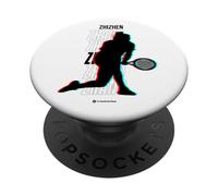 Tennis Baseline Blur - ZhiZhen Zhang PopSockets PopGrip Adhésif
