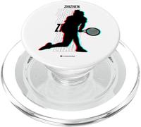Tennis Baseline Blur - ZhiZhen Zhang PopSockets PopGrip pour MagSafe