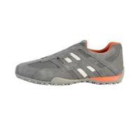 Tennis Basket Basses Geox Snake Scam Sport Gris Claire Anthracite Homme 44