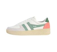 Tennis Basket Basses - GOLA - Grandslam Trident - Lacets - Blanc Vert - Femme 40
