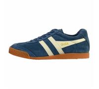 Tennis Basket Basses Gola Harrier Suede Bleu Ciel -Blanc Homme - Lacets - Cuir - Plat 41