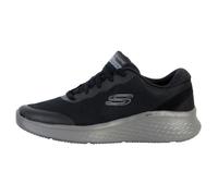 Skechers Homme 232591 Bkcc Basket, Bordure en Cuir Duraleather Noir, 45 EU