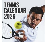 Tennis Calendar 2026: Tennis Monthly Planner for Notes & Daily Use