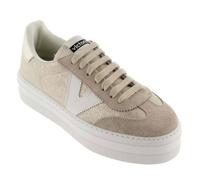 Tennis cuir talon plateau 38