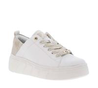 Tennis cuir talon plateforme 41