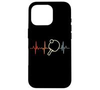 Tennis de Table palpitations du cœur Ping Pong Coque pour iPhone 16 Pro