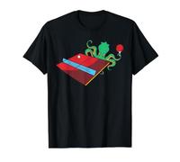 Tennis de Table Pieuvre - Joueur de Tennis de Table - Amateur de Sport T-Shirt Graphique avec Valeur