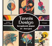 Tennis Design Scrapbook paper: 20 Double Sided Decorative Craft Paper | for Collage, Card Making, Origami, scrapbooking, & More | Color | 8.5 x 8.5