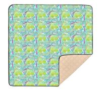 Tennis Dynamic Fresh Tapis de jeu rembourré doux pour bébé au sol confortable et respirant pour bébé et nourrisson, 127 x 127 cm