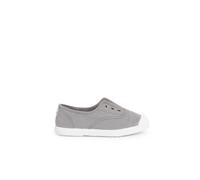 Tennis En Toile Avec Bout Caoutchouc Sans Lacets Gris 21