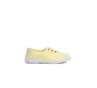 Tennis en toile avec bout caoutchouc sans lacets jaune citron 38