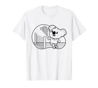 Tennis Enfants Koala I Coloriage Dessin T-Shirt Graphique avec Valeur