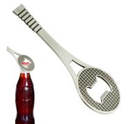Tennis Flaschenöffner - Zinklegierung Schläger Design, Kronkorken Öffnen Funktion, Flache Kompakte Form | Tennisschläger Bieröffner, Küchen Bar Zubehör Für Sportfans Zuhause Feiern