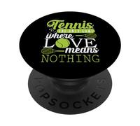 Tennis « l'amour ne Signifie Rien dans Le Tennis » PopSockets PopGrip Adhésif