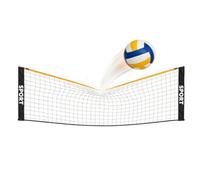 Tennis Net, Foldable Adjustable Sports Barrier, Weatherproof Volleyball