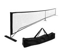Tennis Net Outdoor - Ensemble de réseau Badminton | Tennis Pickleball Net | Web de tennis portable | Web de pratique détachable de football réglable, piège de volleyball de 9,5 kg avec sac de