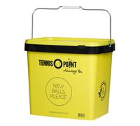 Tennis-Point Seau À Balles Avec Couvercle, Tube Carré-Jaune