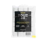 Tennis-Point Tour Touch Pack de 12 Surgrip de Tennis Unisex Blanc
